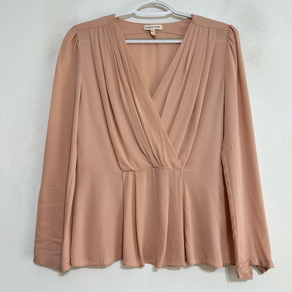 Rebecca Taylor Blush Pink Women's Top, Size 2